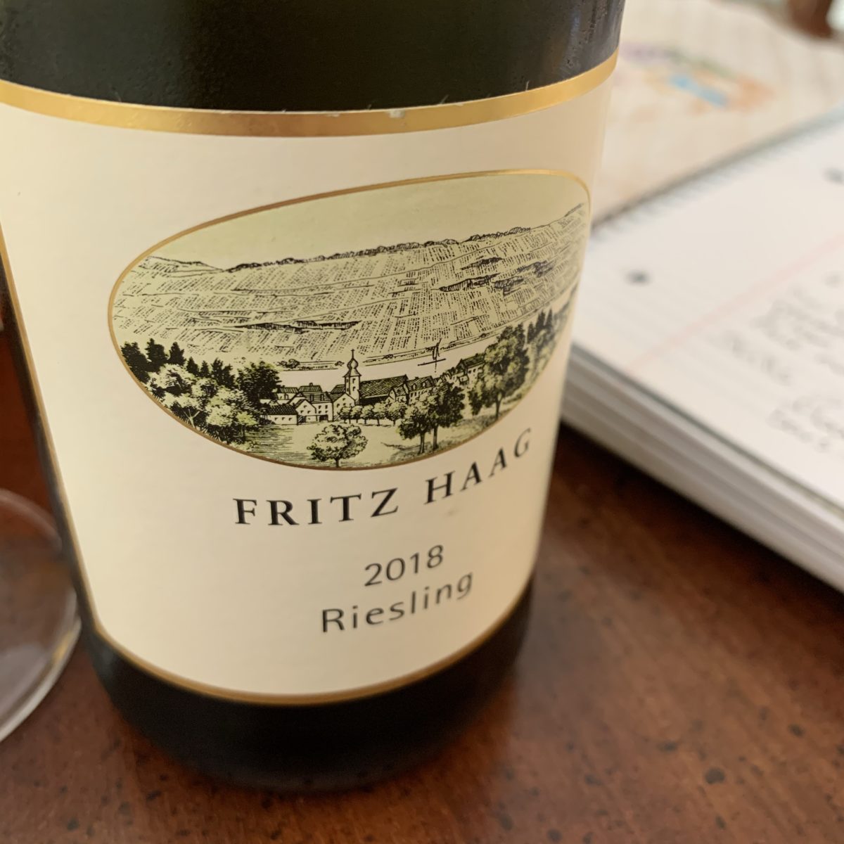 fritz haag riesling bottle